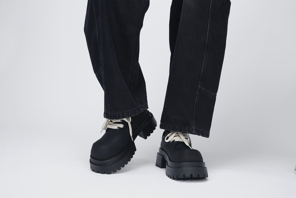 Riven — Platform Derby Shoes