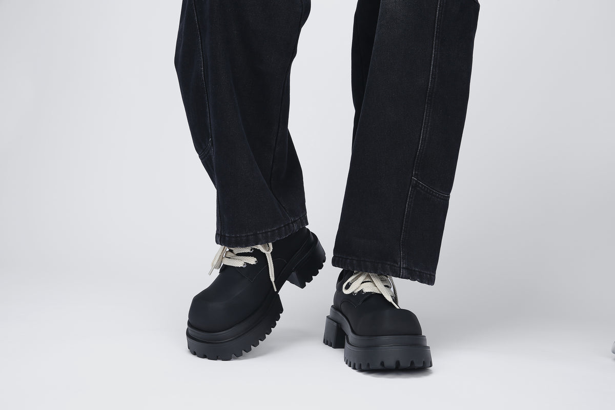 Riven — Platform Derby Shoes