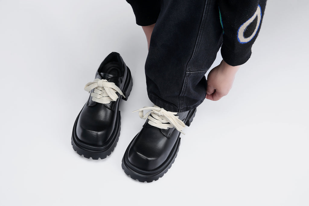 Riven — Platform Derby Shoes