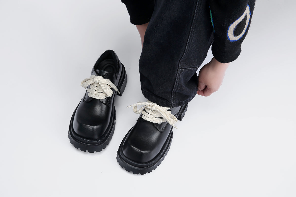 Riven — Platform Derby Shoes