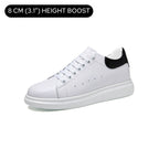 A13 Alteo white sneakers — 8 cm (3.1 in) height boost