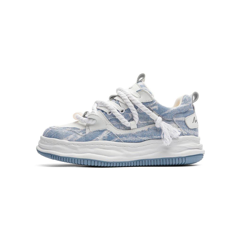 VERTARO A19 Blue sneakers, side view