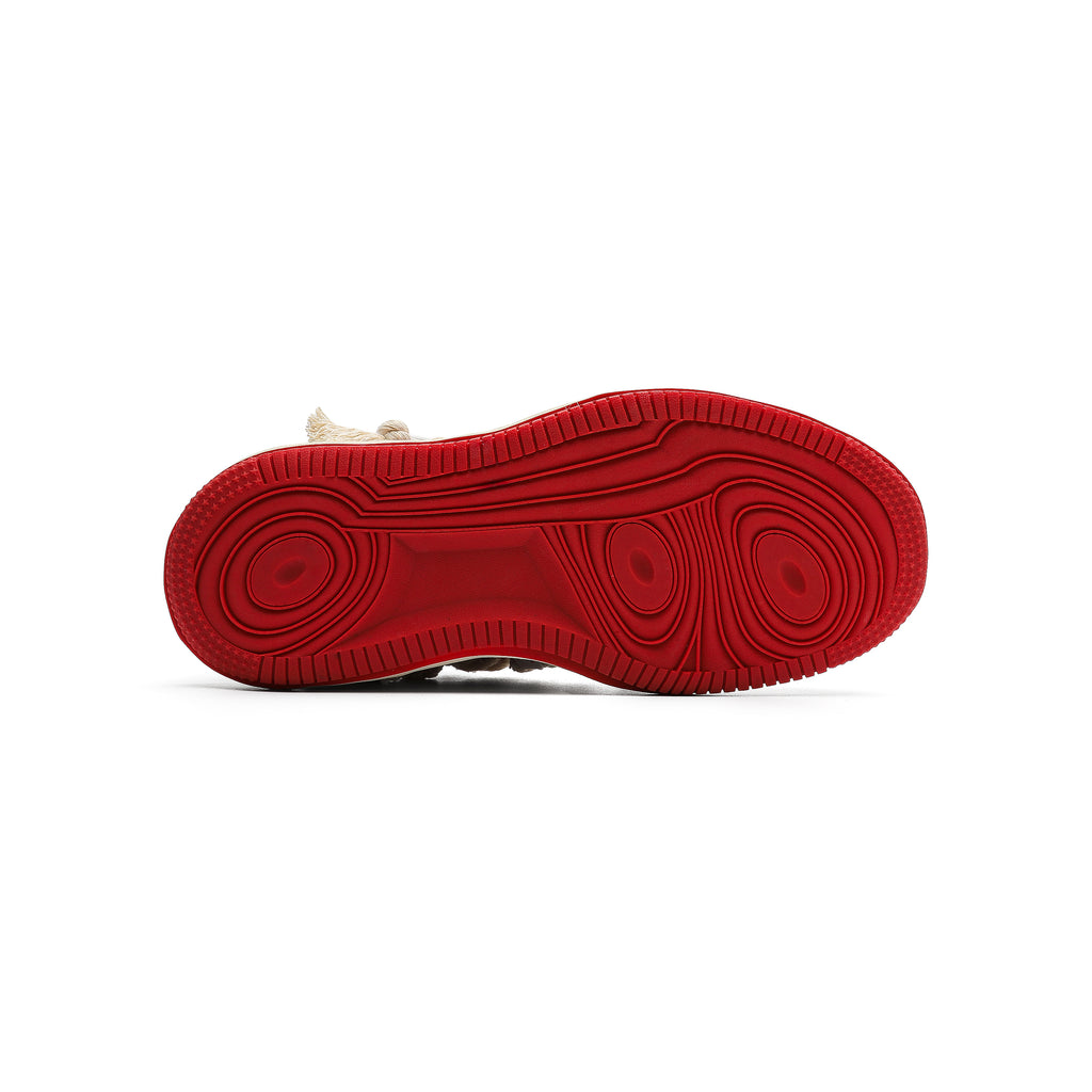 VERTARO A19 Red sneakers, outsole view