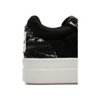 VERTARO A20 Black platform sneakers, heel detail
