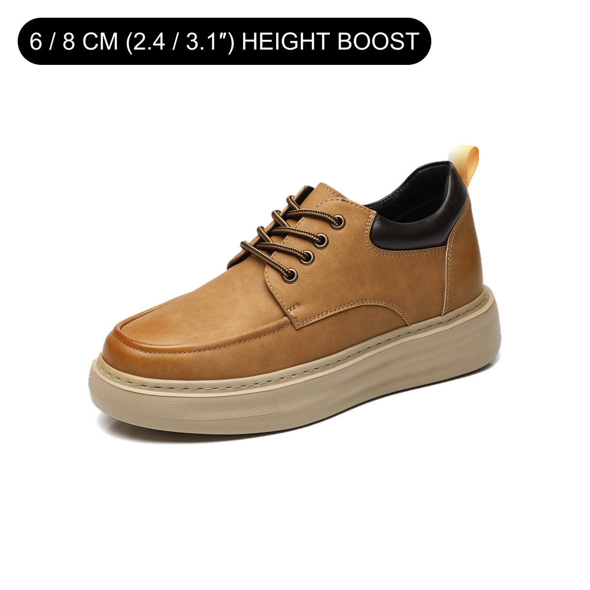 A24 yellow height-increasing shoe