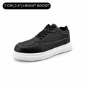 Novera black court sneakers — 7 CM (2.8 in) HEIGHT BOOST