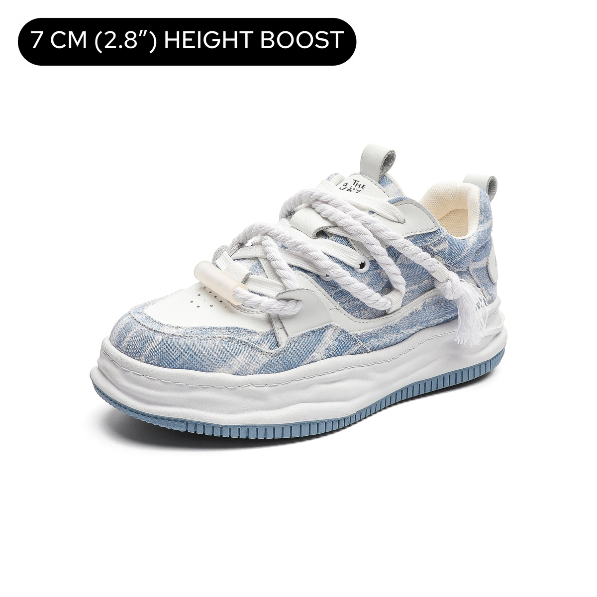 VERTARO A19 Blue sneakers, three-quarter view