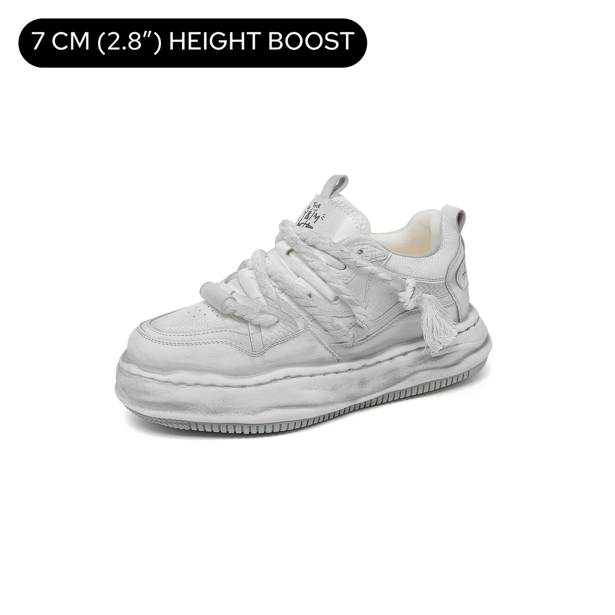 VERTARO A19 Light gray sneakers, three-quarter view